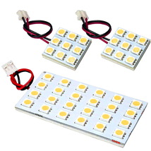 ルームランプ LED 暖色 総発光数126発 GD系 インプレッサWRX [H12.8-H19.6] 3点セット_画像1