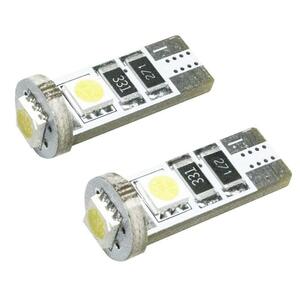 BMW E46 3シリーズ AL/AM/AV/AY [H10.9-H17.3] RIDE SMD LED ポジション T10 【ホワイト/2個】 キャンセラー内蔵