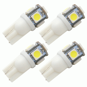 ルキノS-RV ルキノクーペ レパード極 LED 電球 バルブ T10 汎用 4個セット ホワイト ポジション ナンバー等