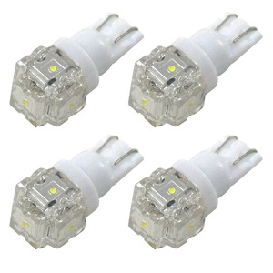 NHP10 アクア [H23.12～] RIDE LED T10 ポジション球&amp;ナンバー灯 4個 ホワイト