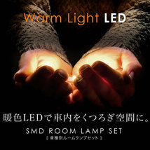 ルームランプ LED 暖色 総発光数72発 C33 ローレル [S63.12-H4.12] 1点セット_画像2