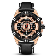 新品 新作 腕時計 メンズ腕時計 アナログ クォーツ式 クロノグラフ ビジネスウォッチ 豪華 高級 人気 ルミナス 防水★UTM16ローズゴールド_画像10