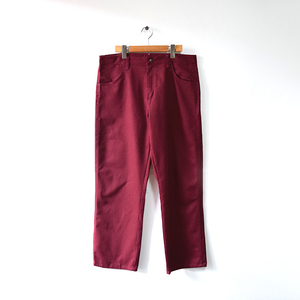 [ бесплатная доставка ] Wrangler хлопок брюки темно-красный wine red женский джинсы W34 степень Wrangler EZ0052