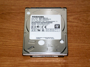 ★ 750GB ★ TOSHIBA 【 MQ01ABD075 】 良品 ★S5T