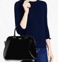 即決★新品 国内正規 Kate spade ケイトスペード 2WAY ハンドバッグ ショルダー バック PXRU5131 黒/ブラック 牛革 レザー【送料無料】_画像3