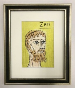 【特価】　≪　ベルナール 　ビュッフェ　≫　　オリジナル リトグラフ【石版画】　LES MEMOIRES DE ZEUS 　Ⅰ　1973年 　BERNARD　 BUFFET