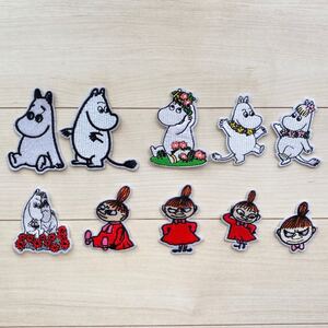 アイロンワッペン 刺繍ワッペン ムーミン 14枚セット