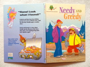 ◎.　Needy and Greedy (Stories to Grow by Plus!) by Derek Brookes, Michelle Brookes　外国語絵本