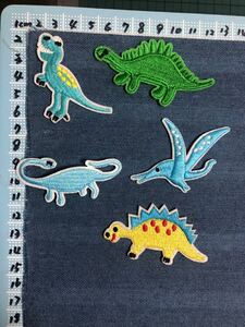 650恐竜アイロンワッペンまとめ 入園 入学準備