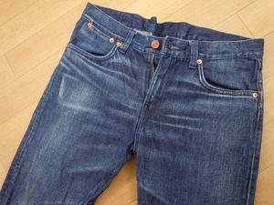 k142*RNAa-ruene-* hem Zip attaching stretch Denim M* used processing jeans * prompt decision *