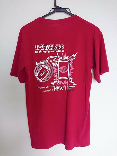 激レア ハイスタ バンドT Hi-STANDARD ハイスタンダード Tシャツ new life 絶版