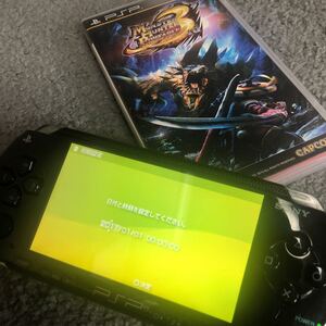 PSP 本体 ジャンク品 MH3 モンハン