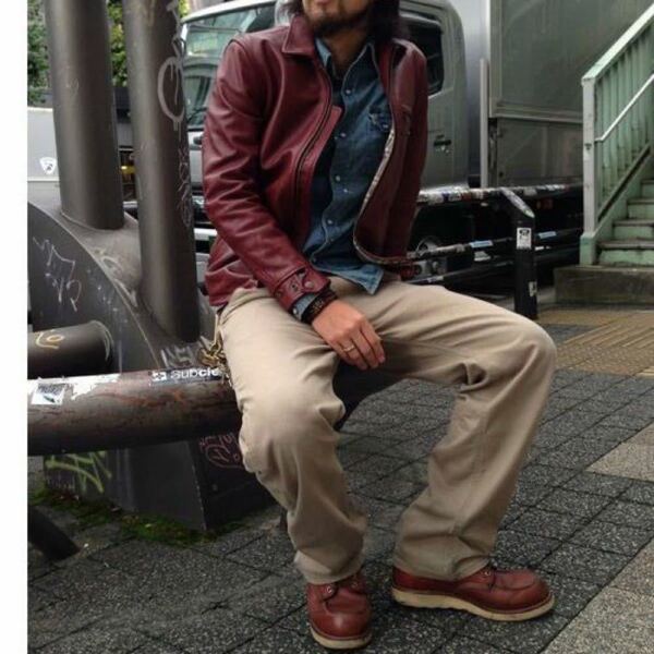 ショット クラシックトラックジャケット Mサイズ レザージャケット 革ジャン
