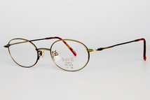 【未使用・新品】Nicole StGilles PARIS No.NC-312 COLOR.3 ブラウン 49□19 140 MADE IN JAPAN H-1_画像5