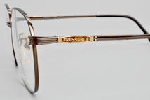 【未使用・新品】TRUSSARDI トラサルディ Ref.2124 COLOR.ブラウン BR10 56□15 140 MADE IN JAPAN H-1_画像10