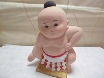 可愛い　相撲人形　素焼き陶器製_画像2