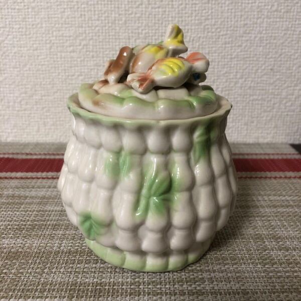 キャンディ 陶器 入れ物