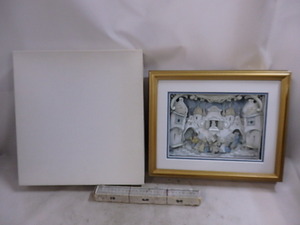 ANTON PIECK アントンペックシャドーボックス 3D立体画３５X31X6ｃｍ（ガラス欠品＋未使用（ポスター４枚付）２個 送料は商品説明欄に記入