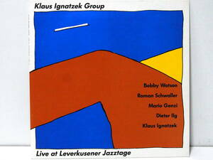 KLAUS IGNATZEK GROUP LIVE AT LEVERLUSENER JAZZTAGE NABEL NBL 8730 WEST GERMANY 