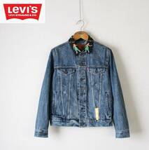 【 Levi's リーバイス 】カスタム 3rdタイプ インディゴ デニムジャケット S/日本サイズM 72334-0278 色落ち/ダメージ加工 Gジャン_画像1