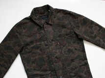 【 Levi's リーバイス 】カモ 迷彩 コットン エンジニアコート 29655-0004 S/日本サイズM 定価\10,000＋税 カバーオール ジャケット_画像3