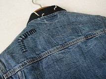 【 Levi's リーバイス 】カスタム 3rdタイプ インディゴ デニムジャケット S/日本サイズM 72334-0278 色落ち/ダメージ加工 Gジャン_画像6