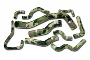  special price high quality Nissan Silvia S14 S15 SR20DET green camouflage radiator hose heater hose silicon hose 