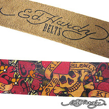 Ed Hardy Womens Belt Love Kills Slowly ed-76／エドハーディー　レディース　ラブキル　スローリー　ベルト ブラウン　ed-76_画像5