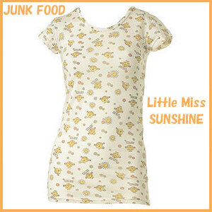 JUNK FOOD Women's Little Miss SUNSHINE Tee junk-20／ジャンクフード レディース リトルミス サンシャイン　Tシャツ junk-20
