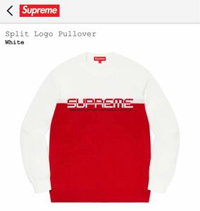 Supreme Split Logo Pullover