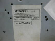 K-519　KENWOOD　ケンウッド　E212　1Dサイズ　CDデッキ　故障品_画像9