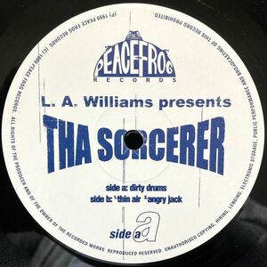 【UK盤/12/テクノ】L.A. Williams / Tha Sorcerer ■ Peacefrog Records / PF084