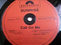 極甘ポップ＆ハーモニー傑作盤!!! Sunrise『Call On Me』LP Soft Rock ソフトロック Power Pop_画像4