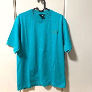 正規美品 THE NORTH FACE ノースフェイス 半袖 Tシャツ ブルー 青 水色 スカイブルー ゴールドウィン アウトドア