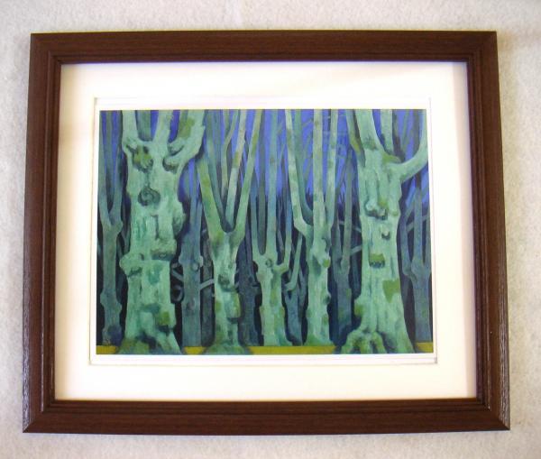 ◆Kaii Higashiyama murmurant dans la forêt Impression d'art avec cadre Achetez-le maintenant◆, Peinture, Peinture japonaise, Paysage, Vent et lune