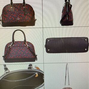 最終値下げ!! 新品未使用 COACH フローラルプリントレザーバッグ ショルダーバッグ