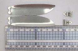 日本の部品屋　YAIBA刀ウイング850　ジュラルミン製　シルバー　8.5ｃｍ