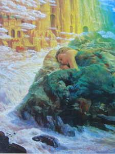 Art hand Auction Shigeo Kitazawa, [Schlaf 2003], Aus einem seltenen gerahmten Kunstbuch, Schönheitsprodukte, Ganz neu mit Rahmen, Porto inklusive, Japanischer Maler, Malerei, Ölgemälde, Natur, Landschaftsmalerei