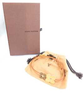 [ beautiful goods ]LOUIS VUITTON Louis Vuitton choker bracele flower rekisin ton veruni*cm2*30