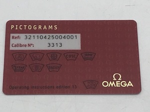 OMEGA オメガ　本物　スピードマスター　オリンピック　32110425004001専用カード