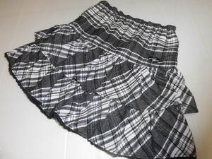 130~135! Mezzo Piano! check pattern tia-do skirt *