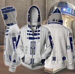 R2-D2 3D print cardigan cosplay Parker XL