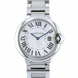 カルティエ Cartier バロンブルー MM W69011Z4 シルバー文字盤 新品 腕時計 メンズ