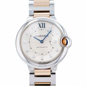 カルティエ Cartier バロンブルー WE902031 シルバー文字盤 新品 腕時計 メンズ