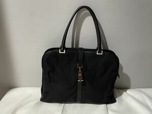  genuine article GUCCI Gucci handbag men's lady's business commuting black jack -