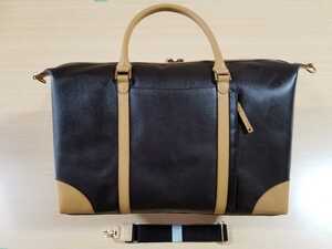 * new goods * Boston bag Ishii . male Himeji leather original leather handmade bag 