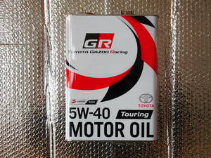 TOYOTA純正 GR MOTOR OIL 5w40 4L/1缶 SYNTHETIC GAZOO RACING トヨタ TRD トムス エンジンオイル0ｗ16 0ｗ20 0ｗ30