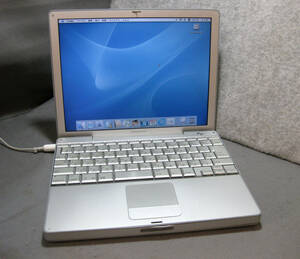 箱m418 Powerbook G4 12インチ A1010 867Mhz os10.3.3 リストア＋クラシック環境 