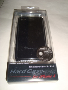 iPhone4/4s スマホケース 透けるシリーズ　スクリーンプロテクター同梱