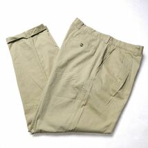 90's 00's ギャップ GAP 2タック コットン チノパンツ (36/30) カーキ 90年代 00年代 旧タグ オールド チノパン ツイル_画像1